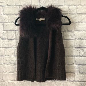 Loft Fur & Knit Vest